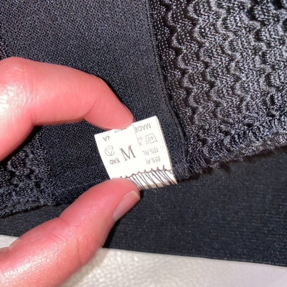 High Waist Rivet Studs Striped Skirt - Picture 5 of 5